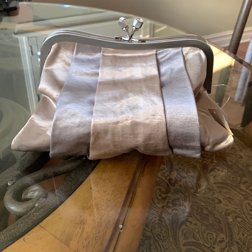 Clutch silver / gray